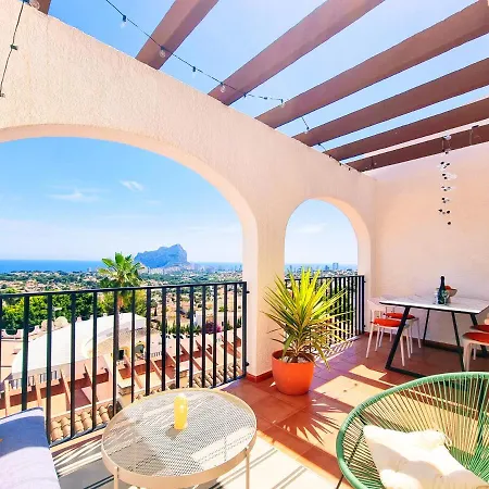Ferienwohnung The View: Sea, Mountain, Terrace, Swimming Pool Calp Exterior foto