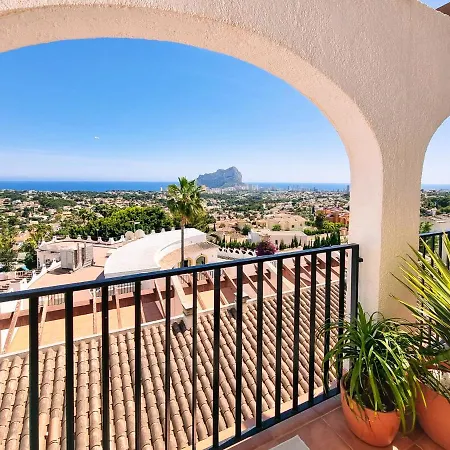 Ferienwohnung The View: Sea, Mountain, Terrace, Swimming Pool Calp Exterior foto